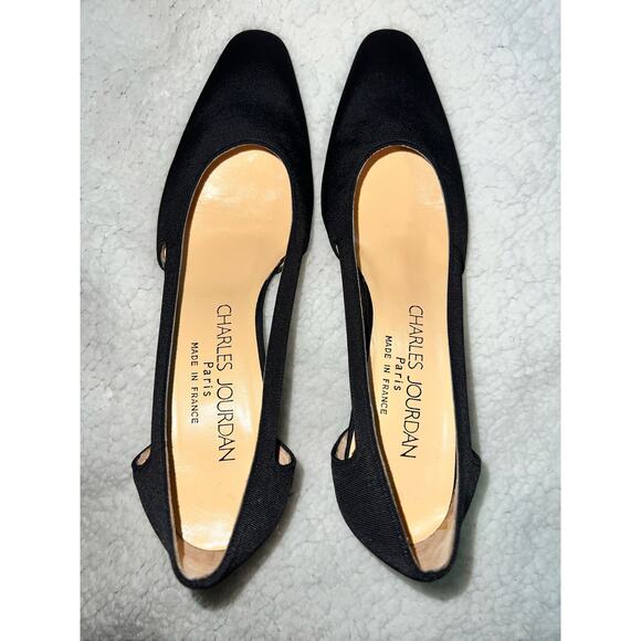 Charles Jordan made in Paris black heels - size 7 - Picture 2 of 8